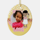 エンジェルラブフォトキープサケオーナメント セラミックオーナメント (右)