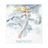 エンジェルラプソディ – ノートパッド (正面)