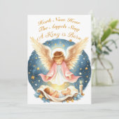 エンジェルルルルアットベビーイエズフラットホリデーカード シーズンカード (スタンド正面)