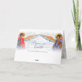 エンジェルロシアのクリスマスグリーティングカード シーズンカード (裏面)