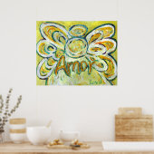 エンジェルワードアモールアートポスタープリント ポスター (キッチン)