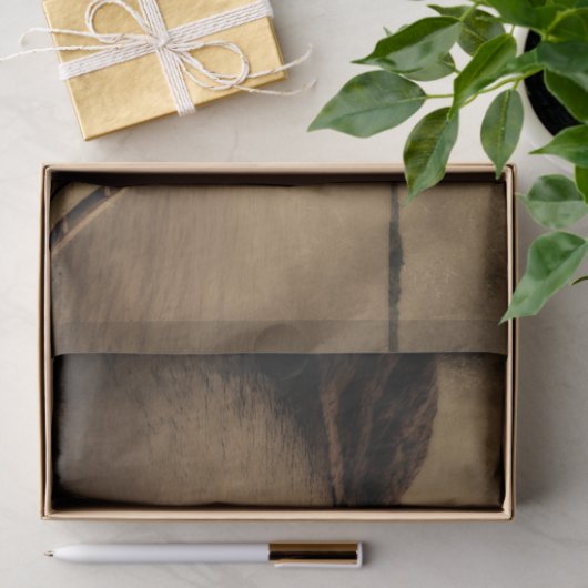 エンジェルヴィンテージアンティークブラウンセピアテクスチャ 薄葉紙 (ギフト)