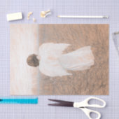 エンジェルヴィンテージセピアスケッチアート 薄葉紙 (クラフト)