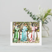 エンジェルヴィンテージフローラリミ実在ックス 箔シーズンポストカード (立ち正面)