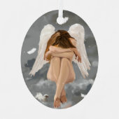 エンジェル休め！セラミックオーナメント メタルオーナメント (正面)