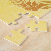 エンジェル動揺してペットの足 ジグソーパズル (側面)