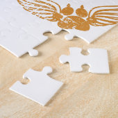 エンジェル動揺してペットの足 ジグソーパズル (側面)