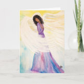 エンジェル包まれた・イン・ラブ・マザーズ・デイ・カード カード (正面)