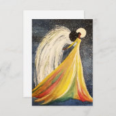 エンジェル同情カード サンキューカード (正面/裏面)