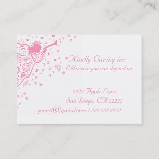 エンジェル名刺 名刺 (裏面)