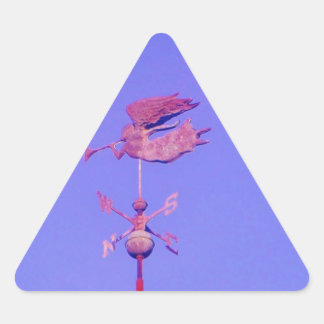 エンジェル吹ズ・ホーン風速計 三角形シール