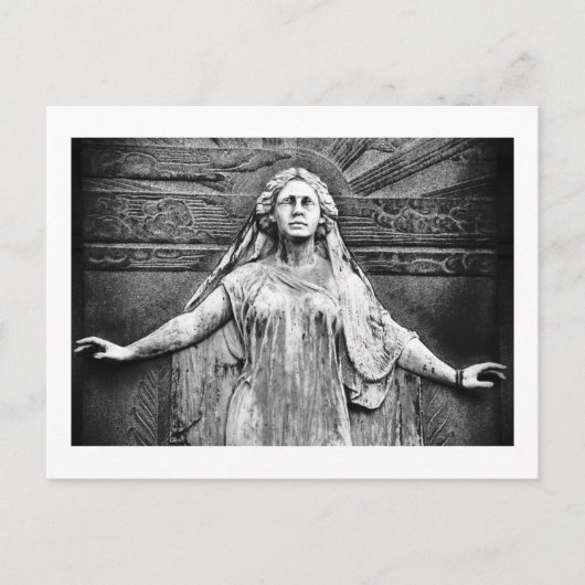 エンジェル墓地の像 ポストカード (正面)