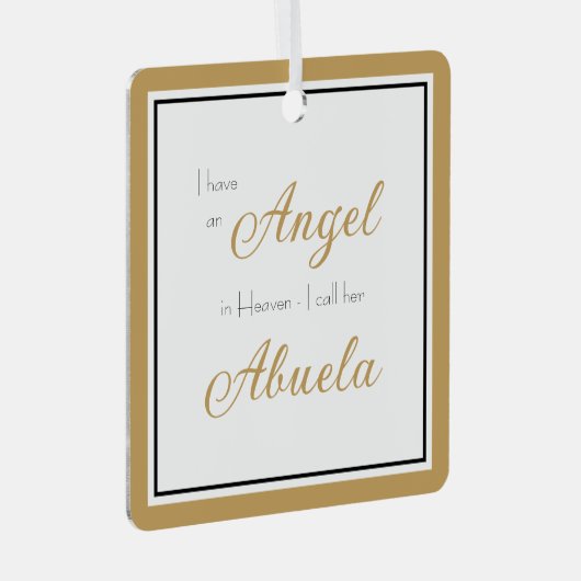 エンジェル天国アブエラ記念写真 メタルオーナメント (正面右)