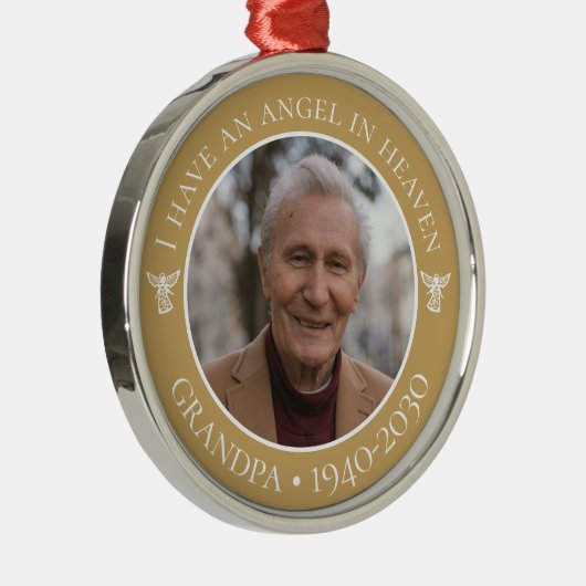 エンジェル天国グランドパ記念写真 メタルオーナメント (右)