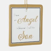 エンジェル天国ソンメモリアル写真 セラミックオーナメント (右)