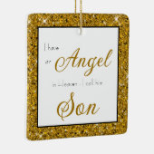 エンジェル天国ソンメモリアル写真 セラミックオーナメント (右)