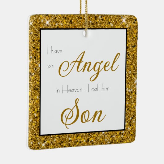 エンジェル天国ソンメモリアル写真 セラミックオーナメント (右)