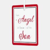 エンジェル天国ソンメモリアル写真 メタルオーナメント (正面左)