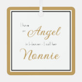 エンジェル天国ノニー記念写真 メタルオーナメント (正面)
