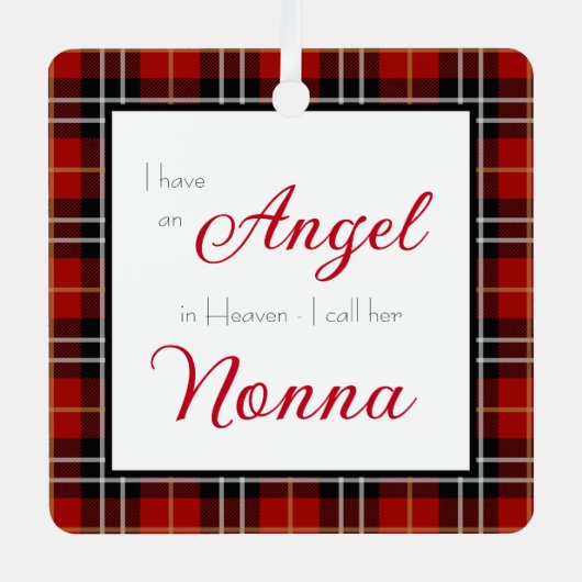 エンジェル天国ノンナ記念写真 メタルオーナメント (正面)
