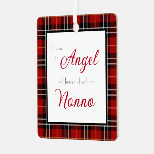 エンジェル天国ノンノ記念写真 メタルオーナメント (正面左)