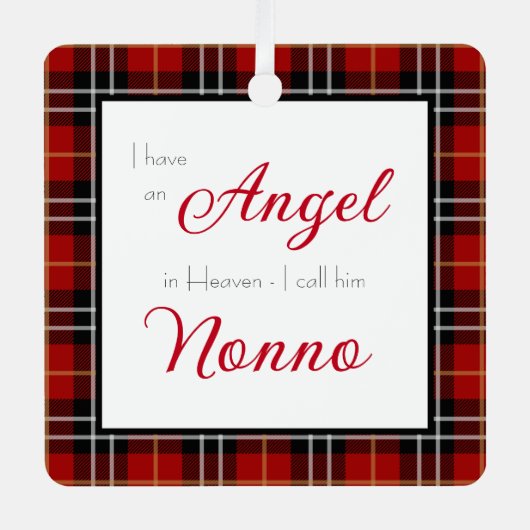 エンジェル天国ノンノ記念写真 メタルオーナメント (正面)
