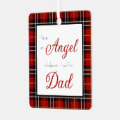 エンジェル天国パパメモリアル写真 メタルオーナメント (正面左)