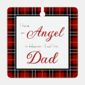 エンジェル天国パパメモリアル写真 メタルオーナメント (正面)