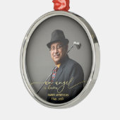 エンジェル天国パーソナライズされた記念碑 メタルオーナメント (左)