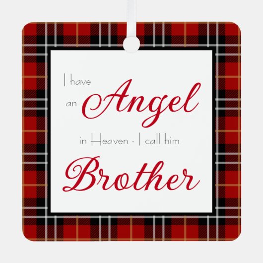 エンジェル天国ブラザー記念写真 メタルオーナメント (正面)