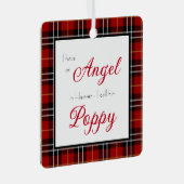 エンジェル天国ポピー記念写真 メタルオーナメント (正面右)