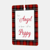 エンジェル天国ポピー記念写真 メタルオーナメント (正面左)