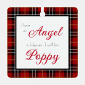 エンジェル天国ポピー記念写真 メタルオーナメント (正面)