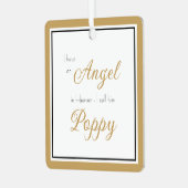 エンジェル天国ポピー記念写真 メタルオーナメント (正面左)