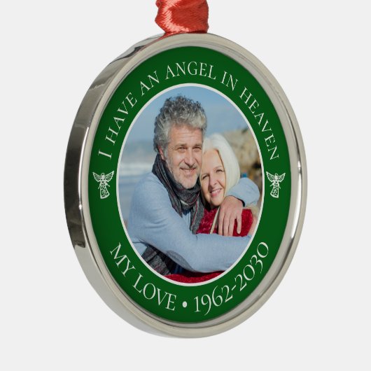 エンジェル天国マイラブメモリアル写真 メタルオーナメント (右)