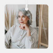 エンジェル天国ママ記念写真 メタルオーナメント (裏面)