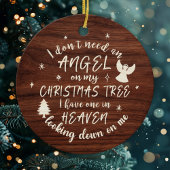 エンジェル天国写真記念クリスマス セラミックオーナメント