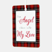 エンジェル天国妻メモリアル写真 メタルオーナメント (正面左)