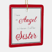 エンジェル天国姉妹記念写真 セラミックオーナメント (右)