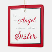 エンジェル天国姉妹記念写真 セラミックオーナメント (左)