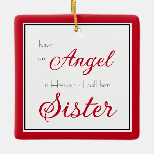 エンジェル天国姉妹記念写真 セラミックオーナメント (正面)