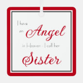 エンジェル天国姉妹記念写真 メタルオーナメント (正面)