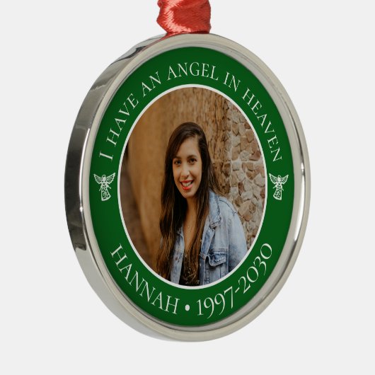 エンジェル天国記念写真 メタルオーナメント (右)