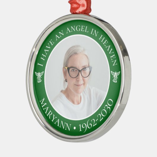 エンジェル天国記念写真 メタルオーナメント (左)