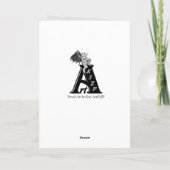 エンジェル失ったインラブ，ブラックとグリーンデザイン シーズンカード (裏面)