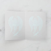 エンジェル失ったインラブ，ブラックとグリーンデザイン シーズンカード (内部)