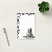 エンジェル失った、考えin、白黒デザイン ポストイット (オフィス)