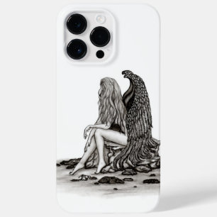 エンジェル失った、考えin、白黒デザイン Case-Mate iPhone 14 pro maxケース