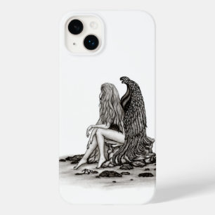 エンジェル失った、考えin、白黒デザイン Case-Mate iPhone 14 plusケース