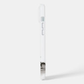 エンジェル失った、考えin、白黒デザイン iPhoneケース (左側面)